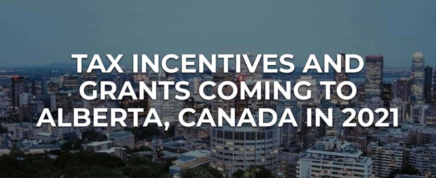 tax incentives in Alberta, Canada