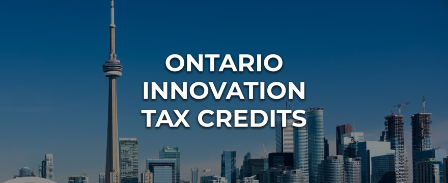 Ontario Innovation Tax Credits