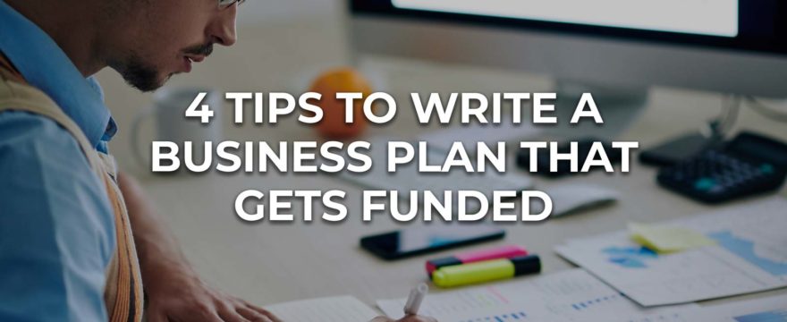 4 Tips to Write a Business Plan cover image