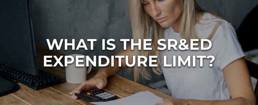 What is the SR&ED expenditure limit?