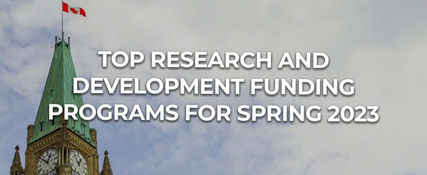 Top Research and Development Funding Programs For Spring 2023