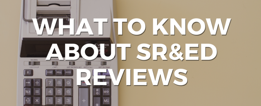 what to know about sr&ed reviews canada