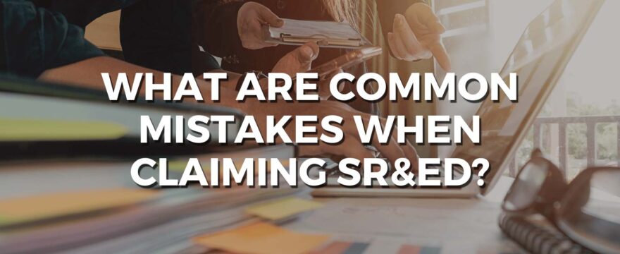 what are common mistakes when applying for sred